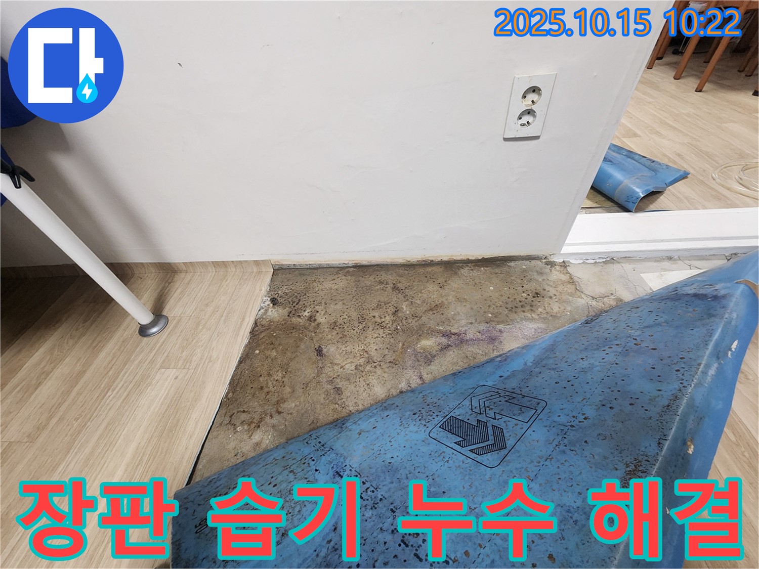 노원구 공릉동 누수 - 장판 습기 문제 해결을 위한 누수탐지 과정