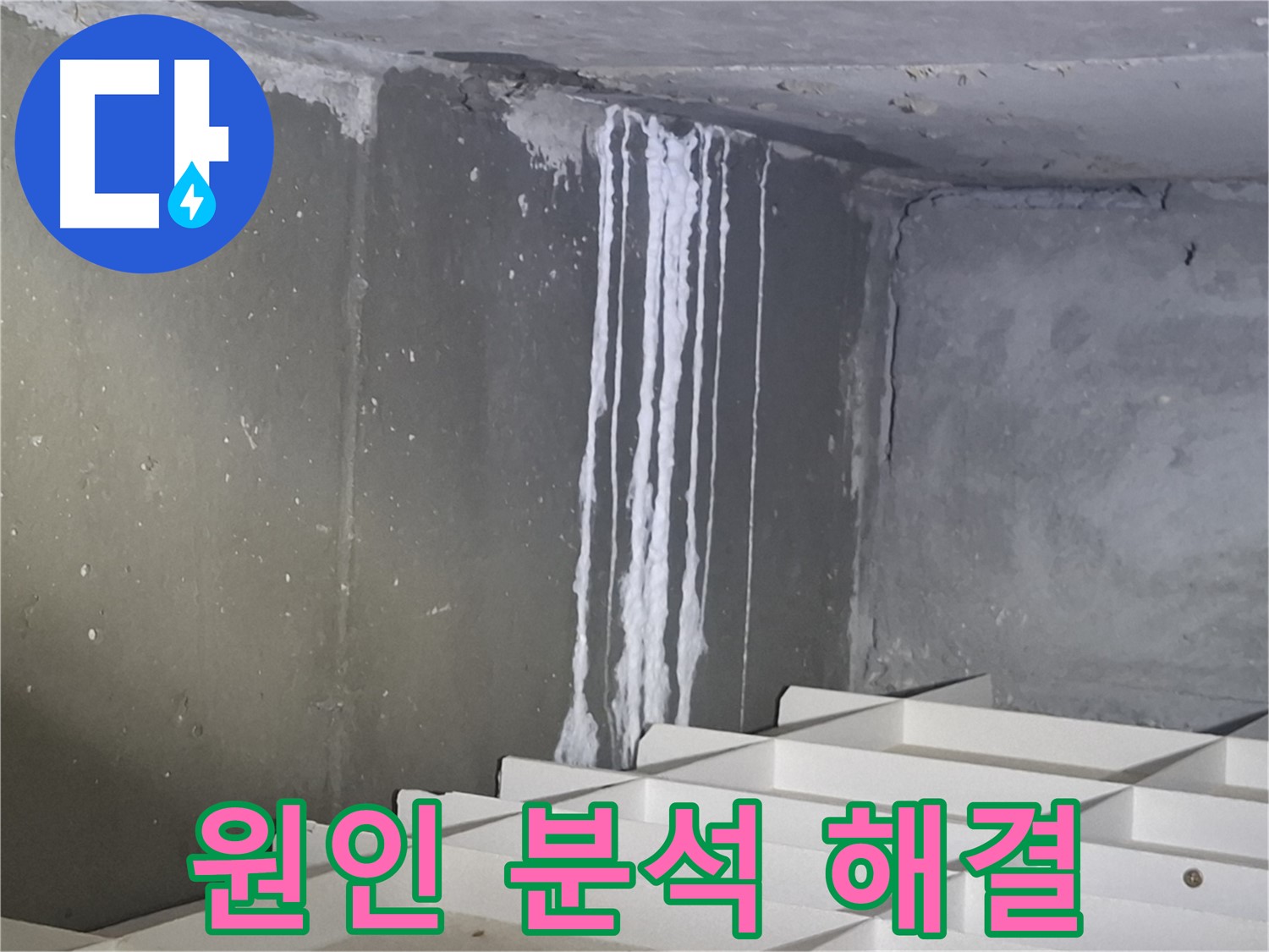 분당 봇들마을 아파트 - 석회 누수, 원인 분석부터 완벽 해결까지 책임집니다