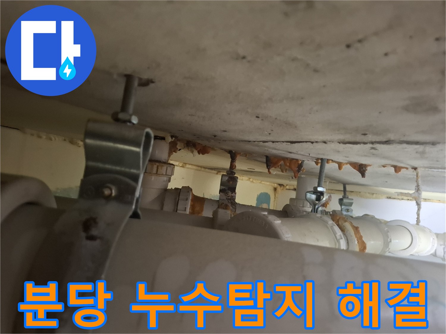 분당 삼평동 아파트 누수 해결 - 봇들마을 누수탐지 전문가의 꼼꼼한 시공