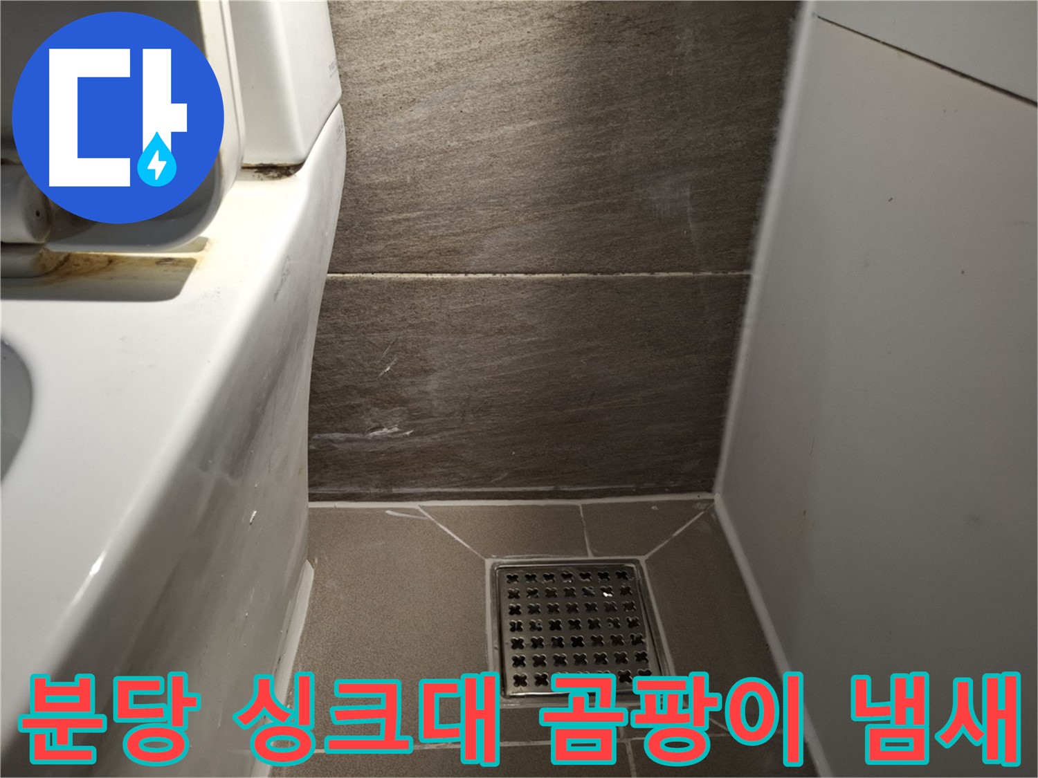분당 싱크대 하부장 곰팡이 냄새 - 누수 의심