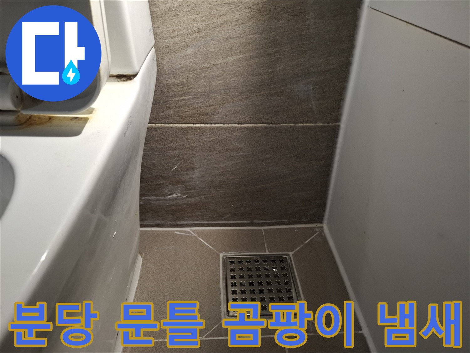 분당 화장실 문틀 곰팡이 냄새 - 누수 때문?