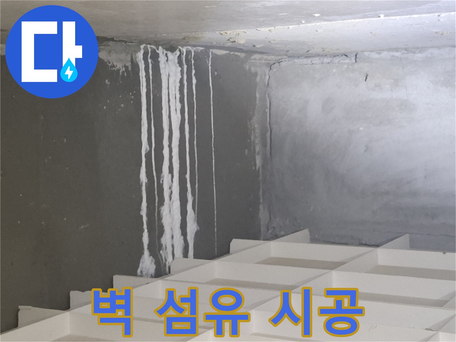 삼평동 아파트 누수 - 벽에 맺힌 하얀 섬유 문제, 재발 방지를 위한 완벽 시공 노하우 공개