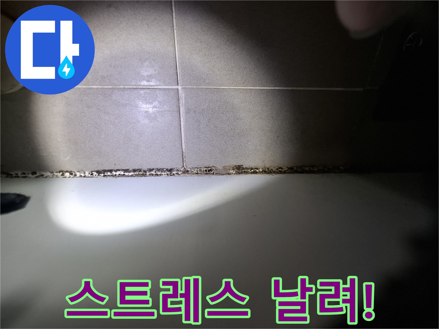 삼평동 아파트 욕조 곰팡이 제거 후 편안한 욕실 환경 사진