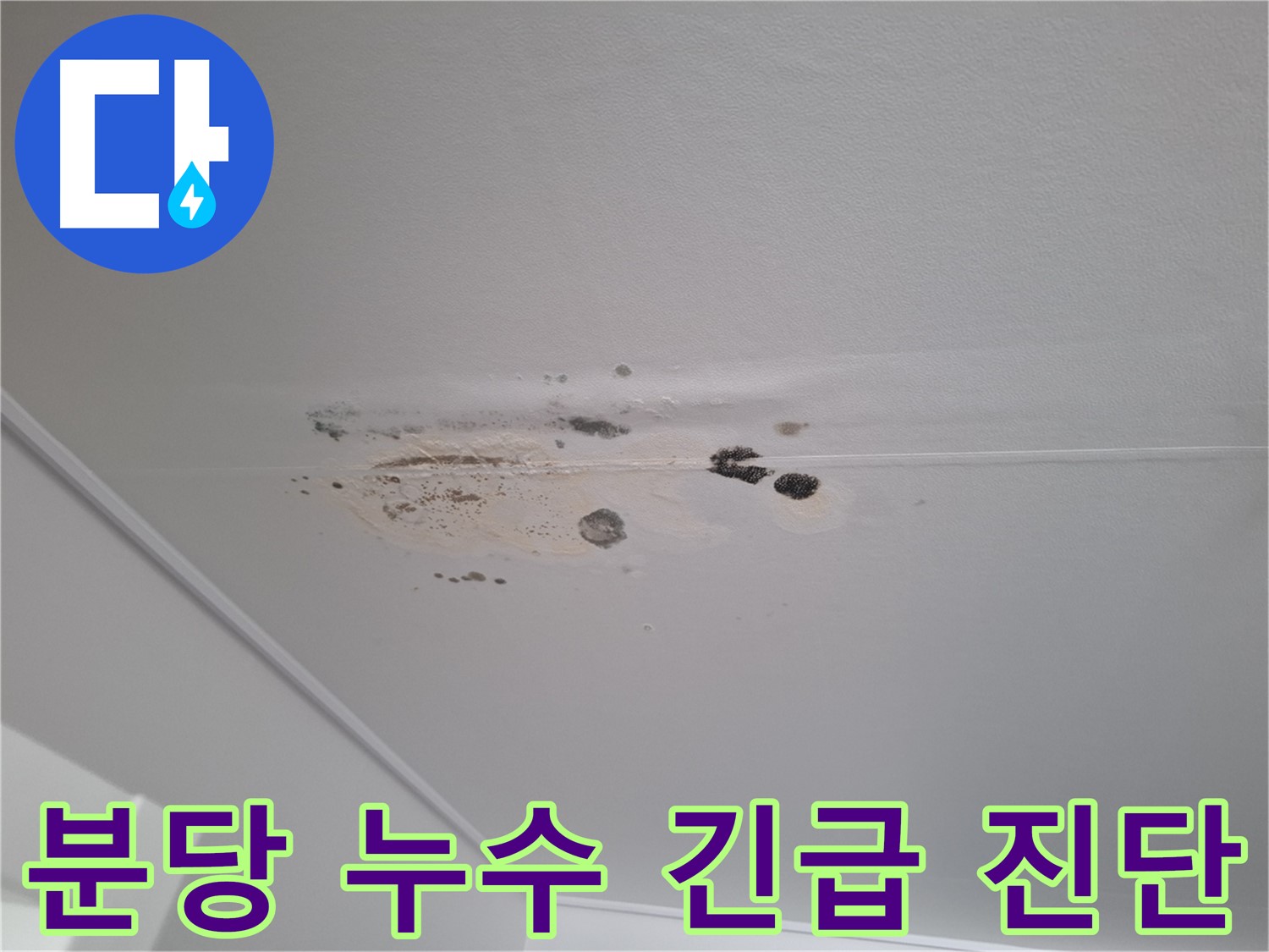 아파트 천장 누수 긴급 진단 - 신속한 원인 파악 및 해결이 중요