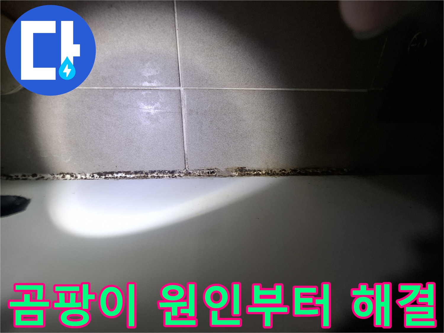 성남시 분당구 욕실 곰팡이 원인 해결 및 책임 시공 사진