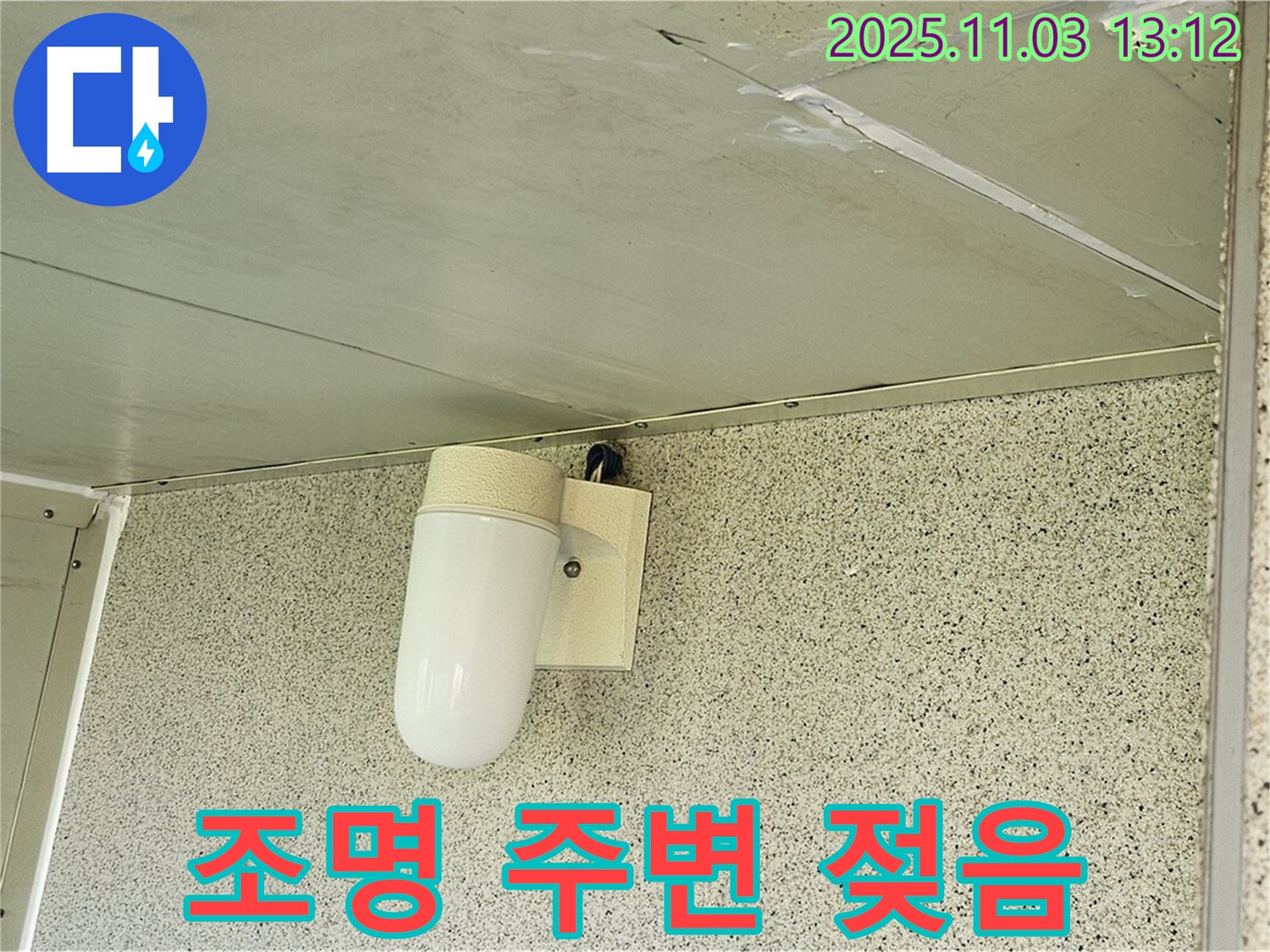 신월동 천장 누수 - 조명 주변 젖음, 양천구 누수 전기 안전 점검 필수