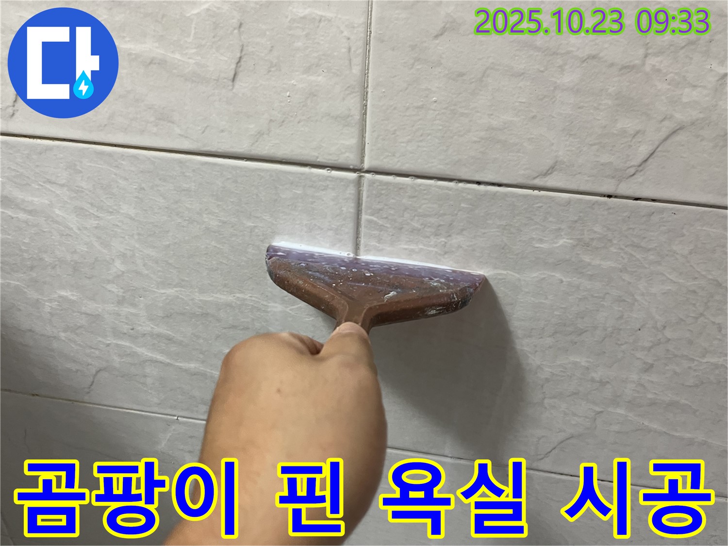곰팡이 핀 욕실, 타일 시공으로 말끔하게 변신! - 금천구 독산동 누수 해결!