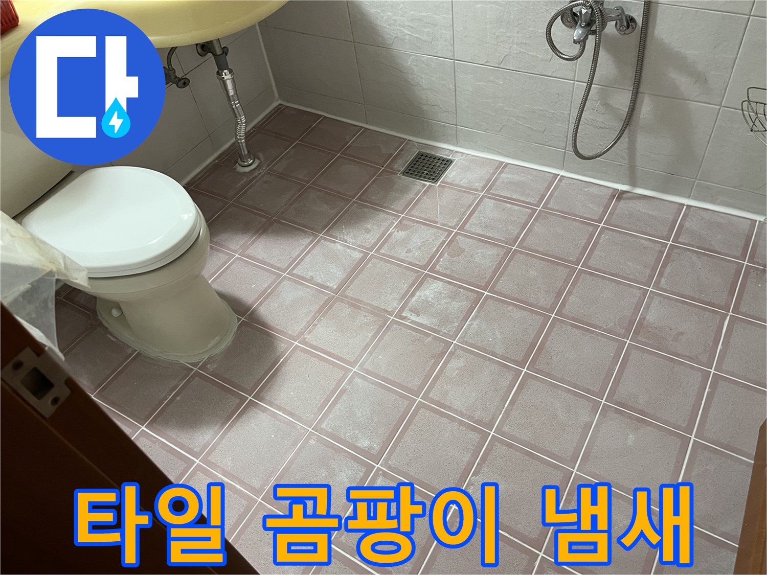독산동 형제빌 - 타일 곰팡이 냄새 - 곰팡이 제거 필요