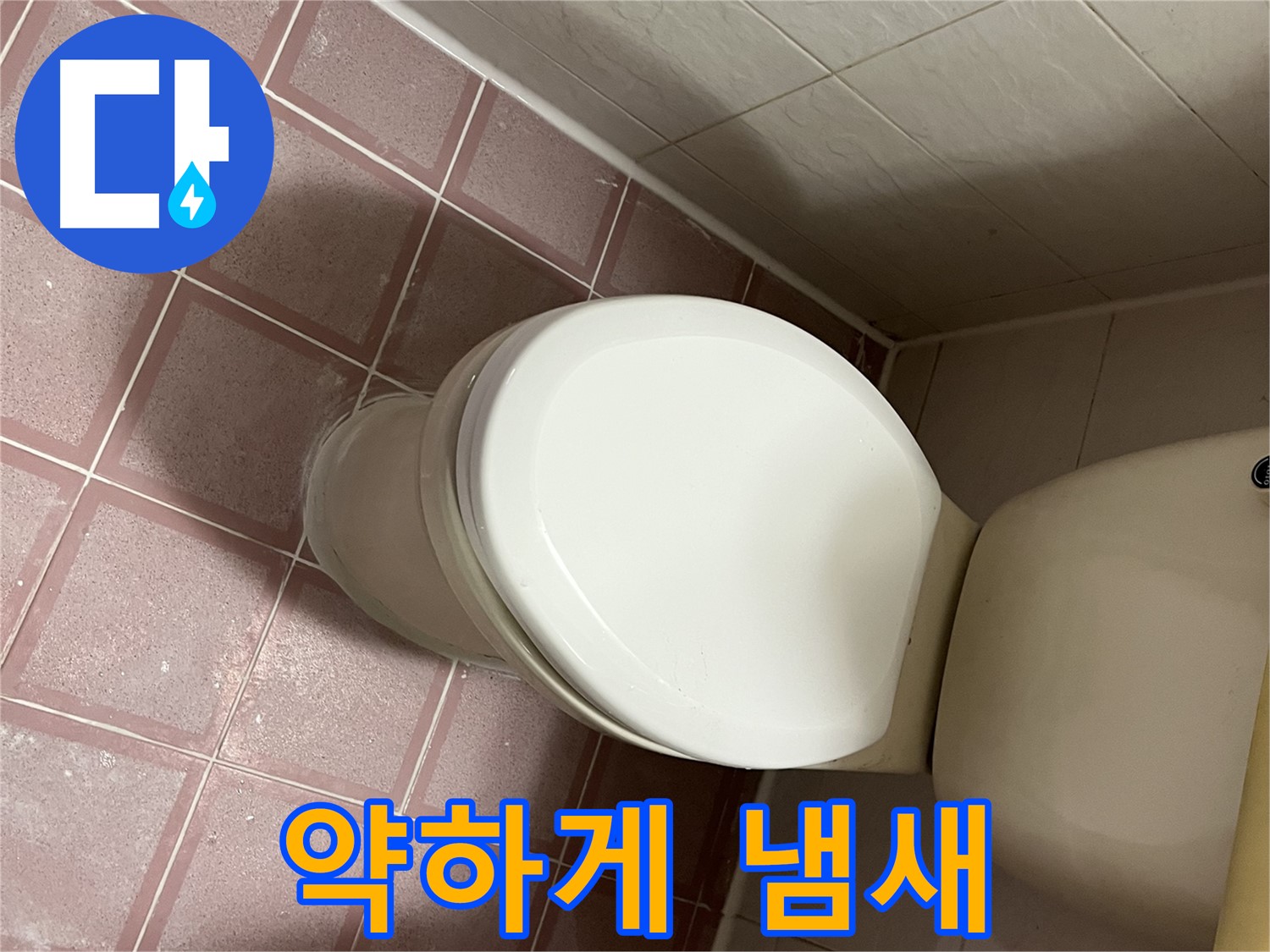 변기 누수 - 약하게 내려가고 냄새남 - 독산동 형제맨션빌