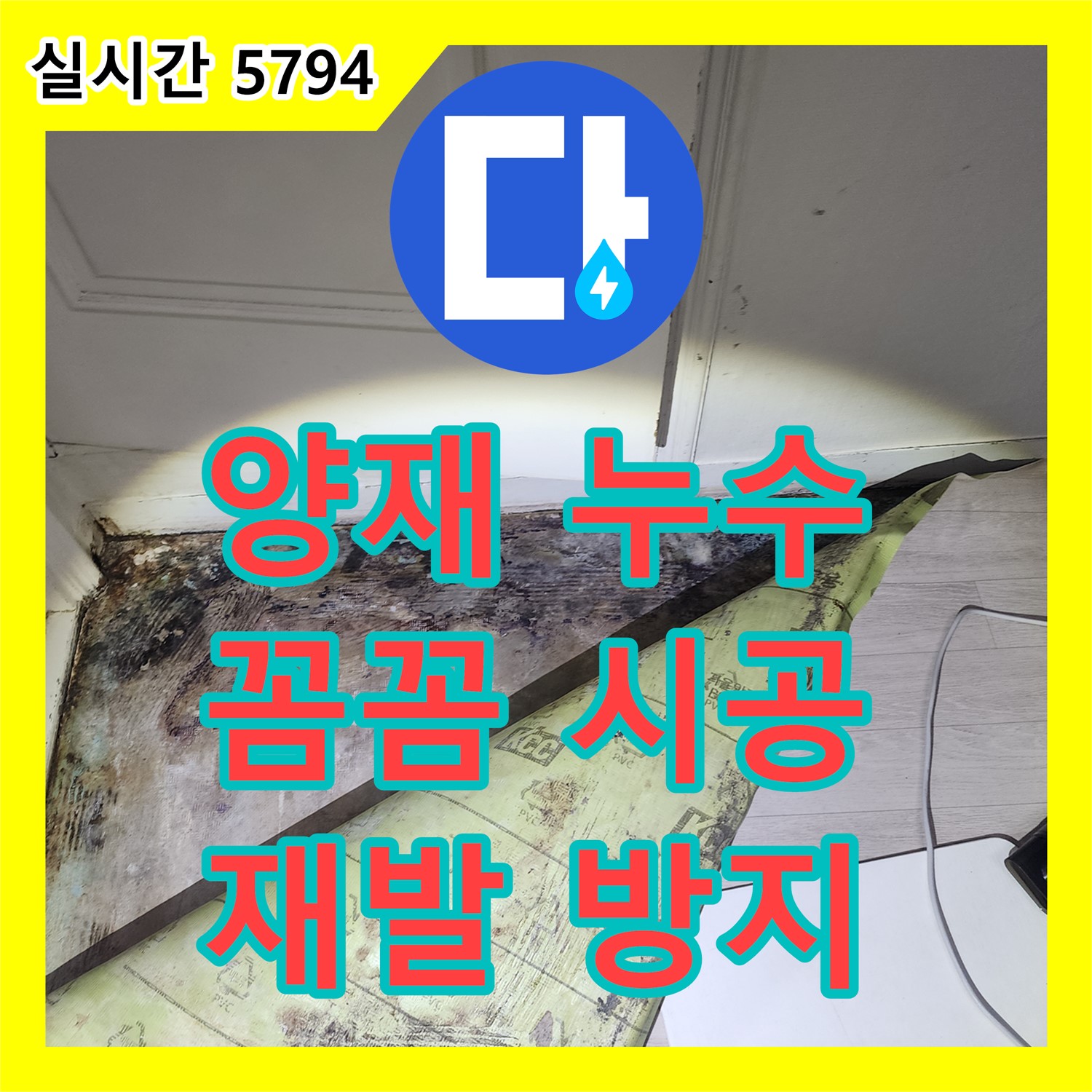 양재동 누수설비, 꼼꼼한 시공으로 누수 재발 방지