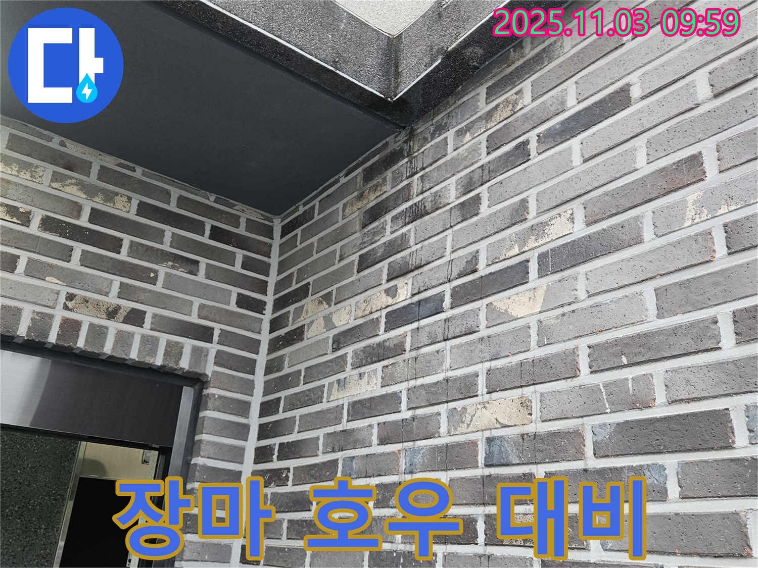 양평군 용문면 어수리 - 빌라 외벽 장마 호우 대비 누수