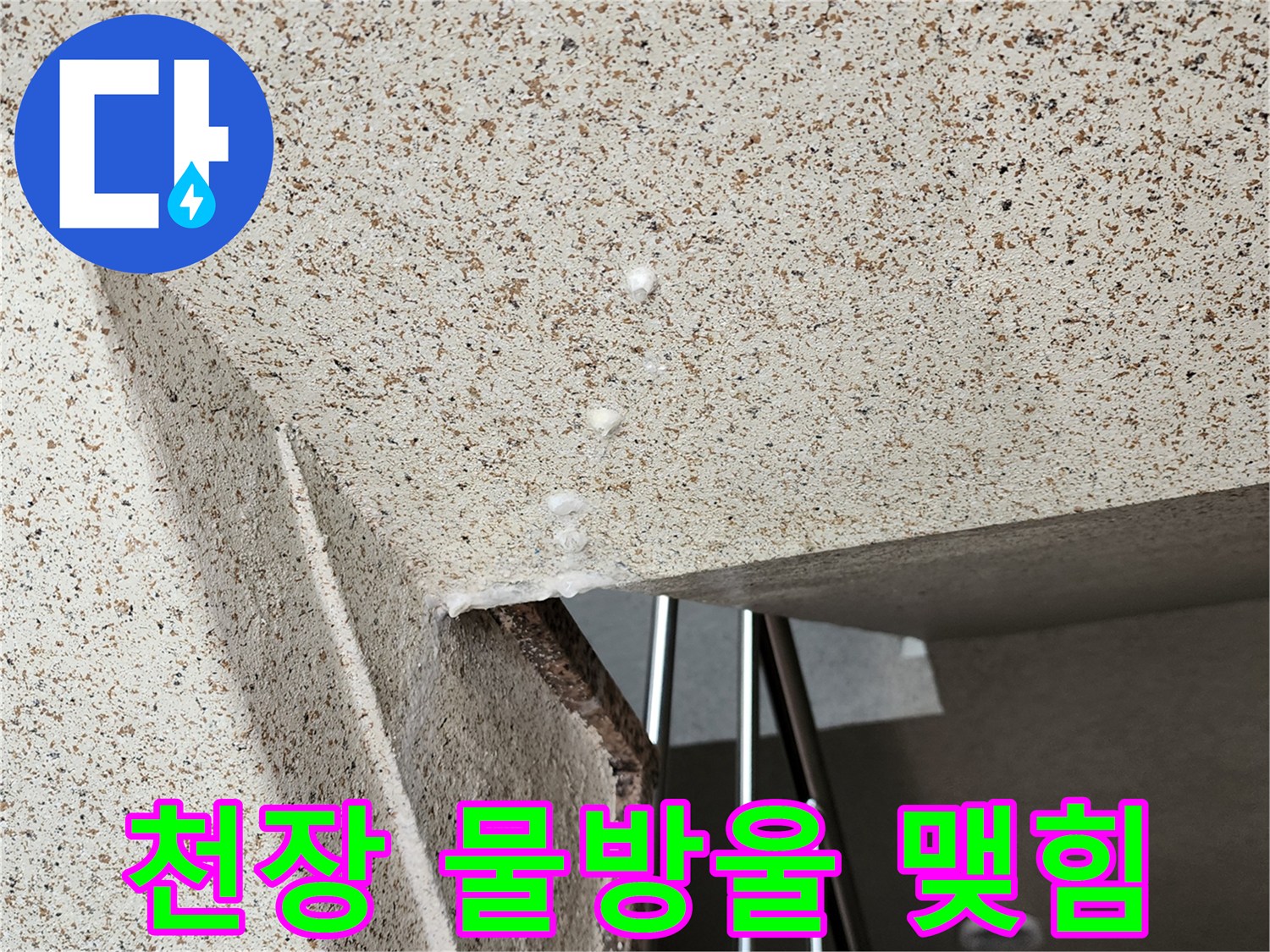 양주옥정동-아래층-천장-물방울-맺힘-현상