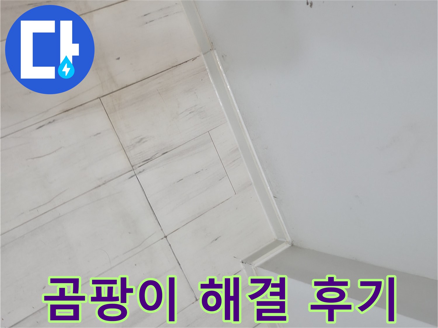 신림동 빌라 실리콘 곰팡이 - 누수 해결 후기