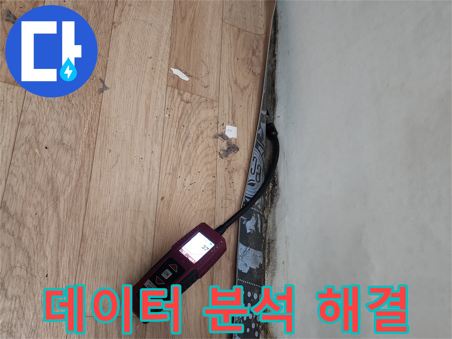 수원 정자동 누수탐지 - 벽 곰팡이, 누수, 습도 데이터 분석 후 맞춤 해결책