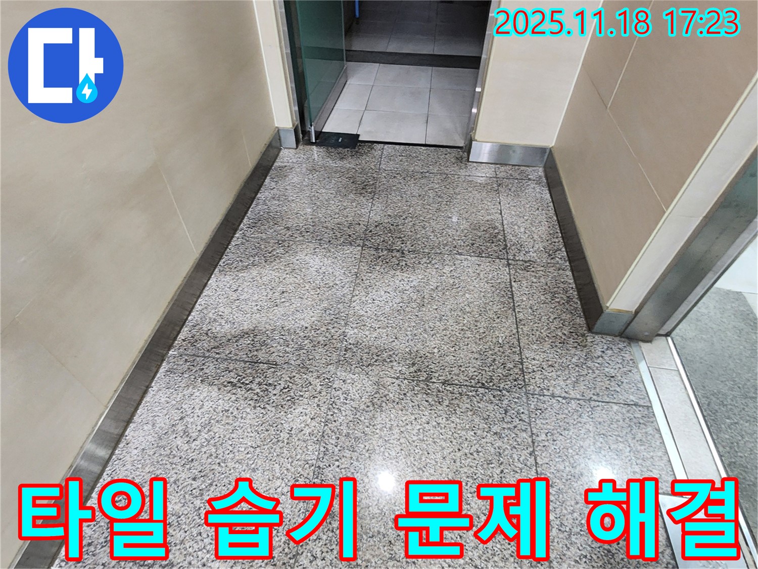 포천시 내촌면에서 발생한 타일 습기 문제 - 누수탐지 전문 업체가 완벽하게 해결합니다.
