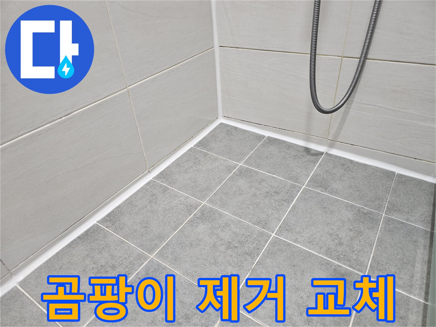 마포구 도화동 현대아파트 - 욕실 곰팡이 제거 및 실리콘 교체로 곰팡이와 누수를 동시에 해결하세요.