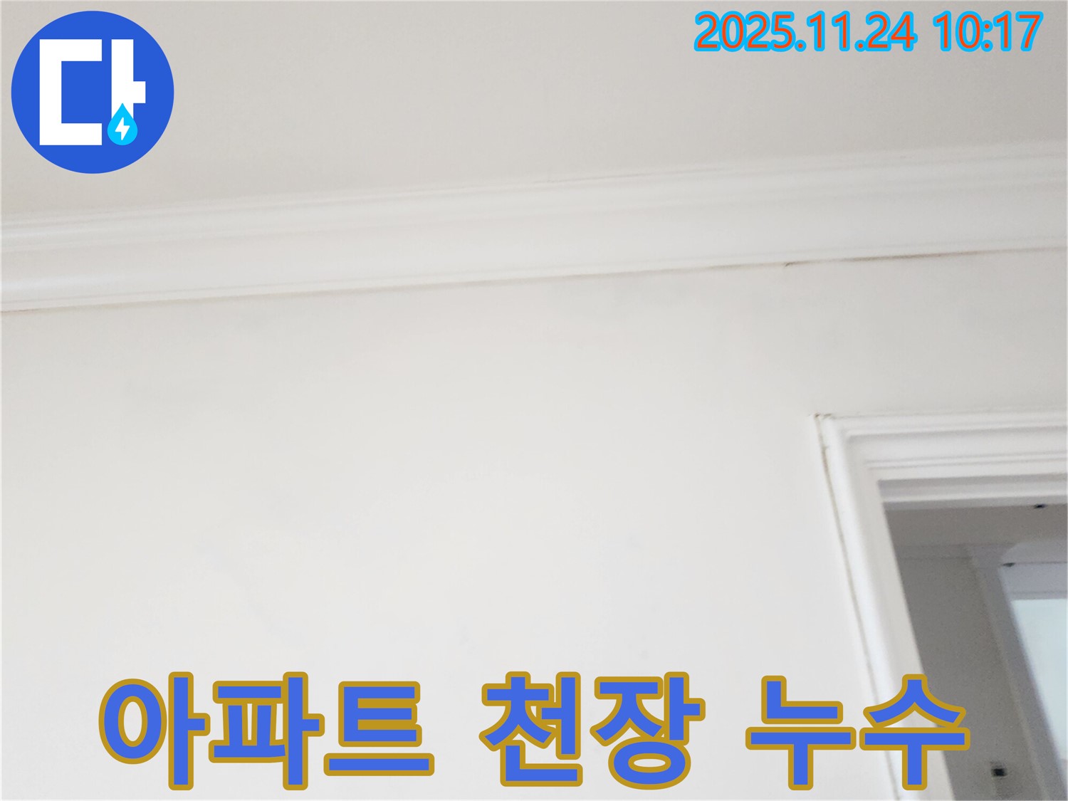 포천 가산면 아파트 천장 누수 발생 - 전문 누수탐지 장비로 정확한 누수 지점 확인