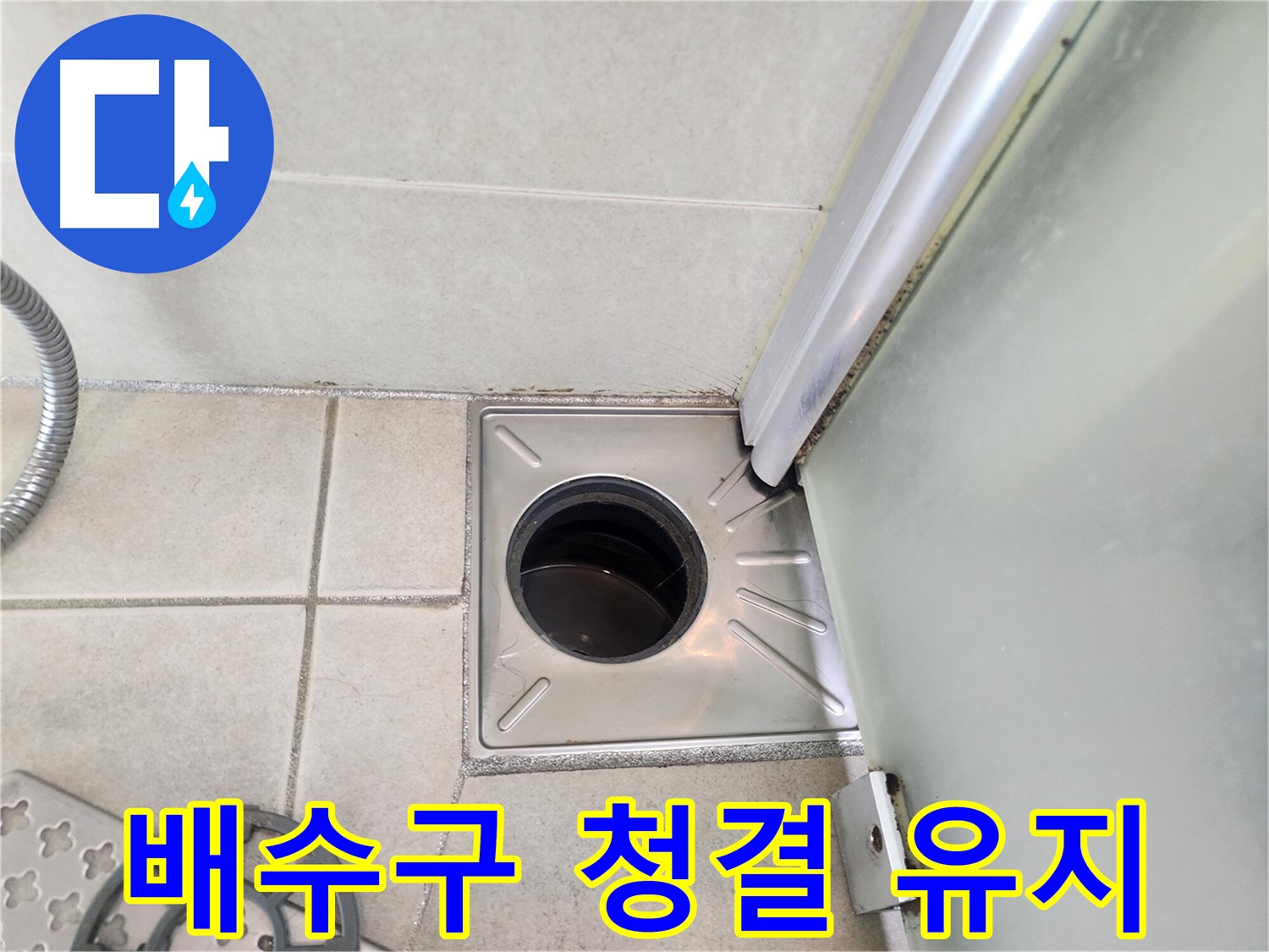 욕실 배수구 청결 유지 - 누수 예방의 기본