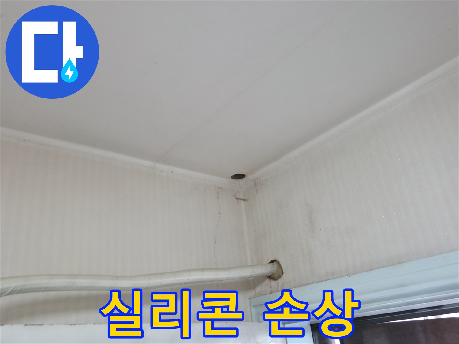 서초2동 명달로4길 실리콘 - 손상 부위 점검!
