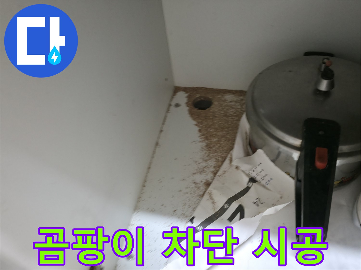 서초구 명달로4길 싱크대 누수 - 누수 탐지부터 곰팡이 완벽 차단 시공