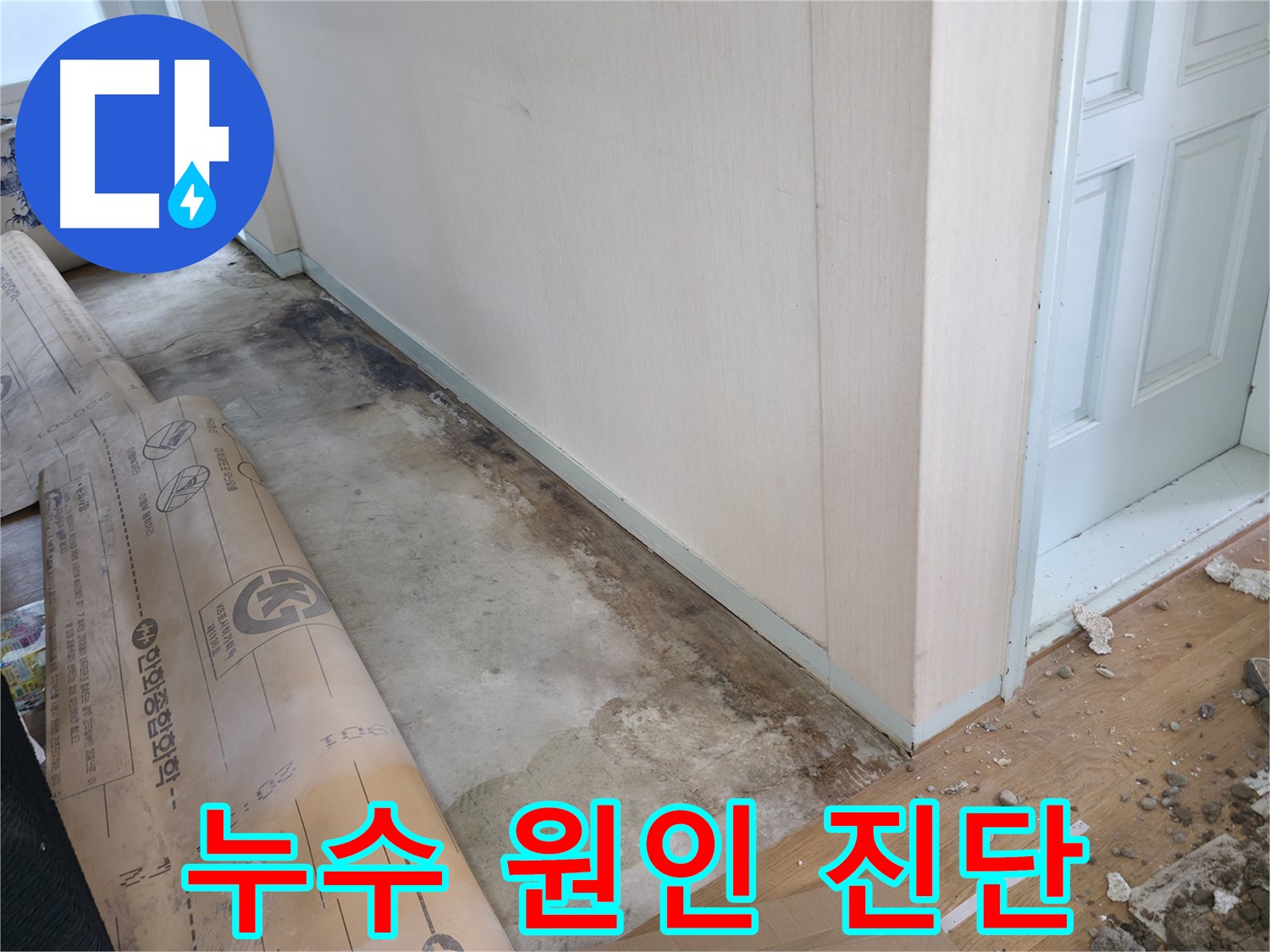 서초동 명달로 누수 현장 - 누수 원인 파악을 위한 정확한 진단이 필요합니다.
