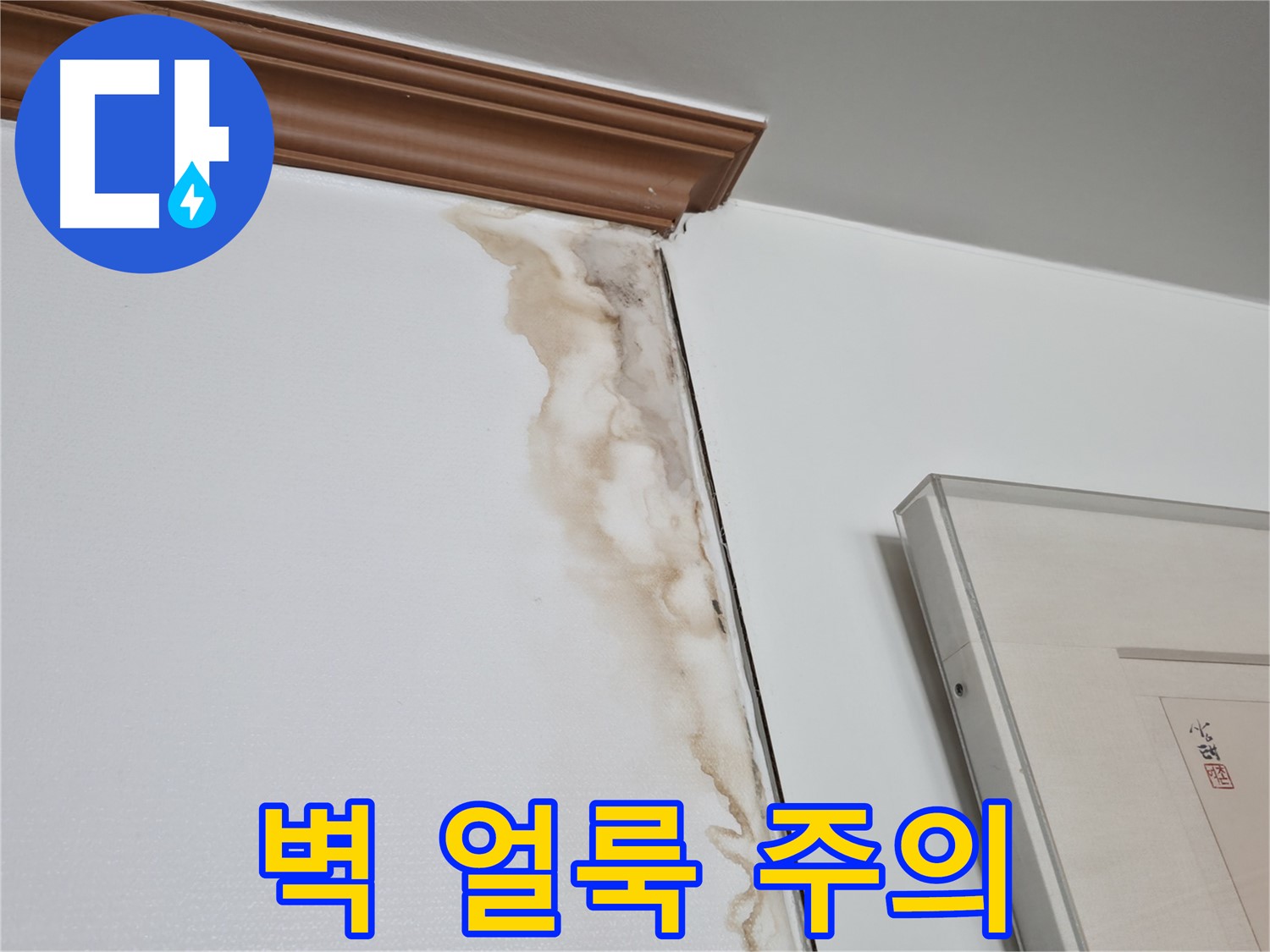 마포구 중동 건영 월드컵 아파트 - 벽에 생긴 얼룩, 누수 초기 의심
