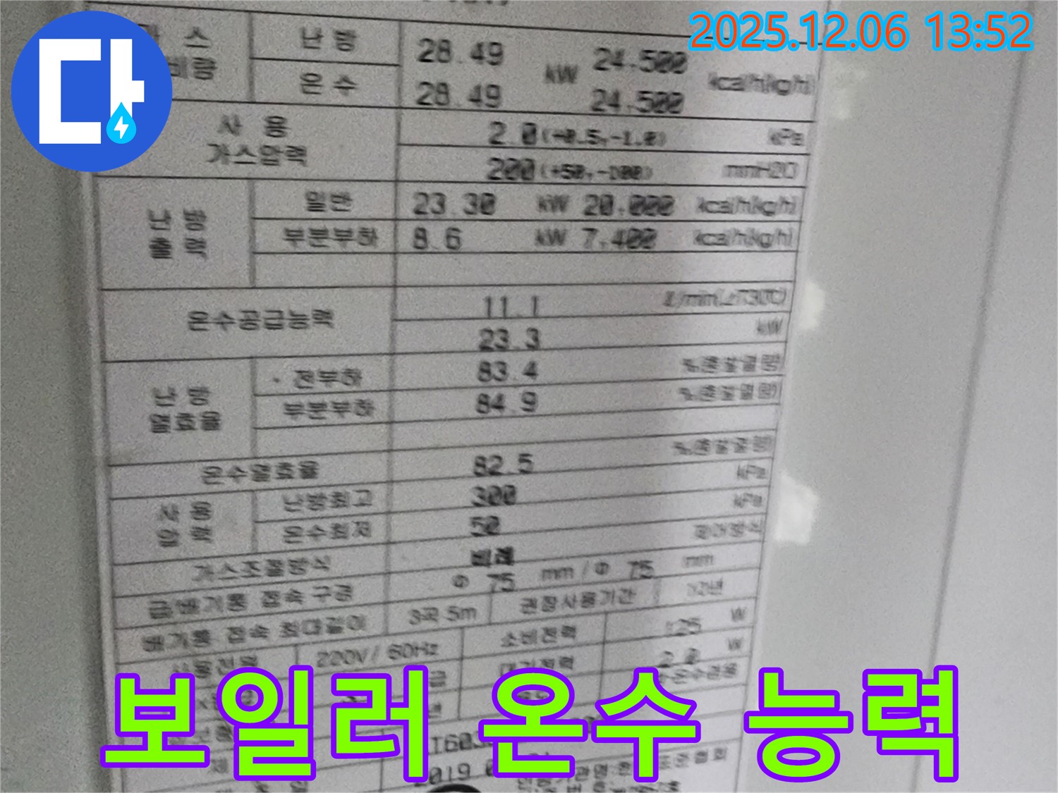 보일러 온수 공급 능력 확인 - 누수와 온수 문제의 연관성을 파악합니다.