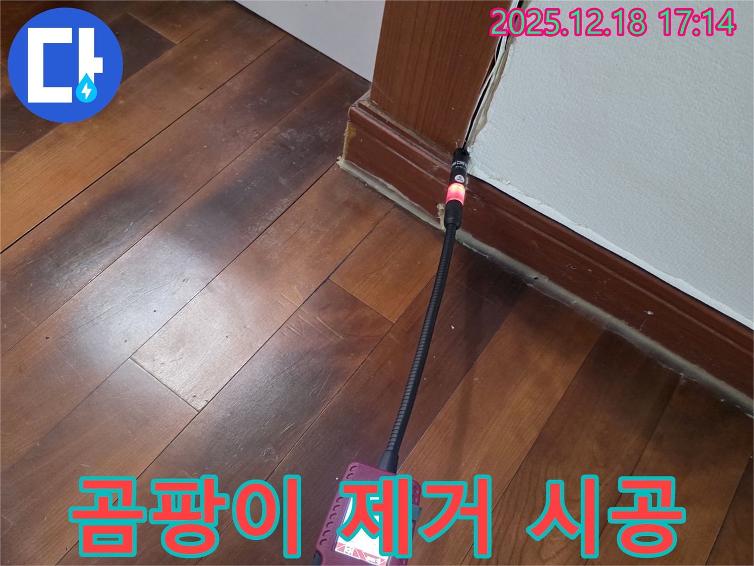 시흥 신천동 누수 - 몰딩 주변 곰팡이 제거 및 재발 방지 시공 과정