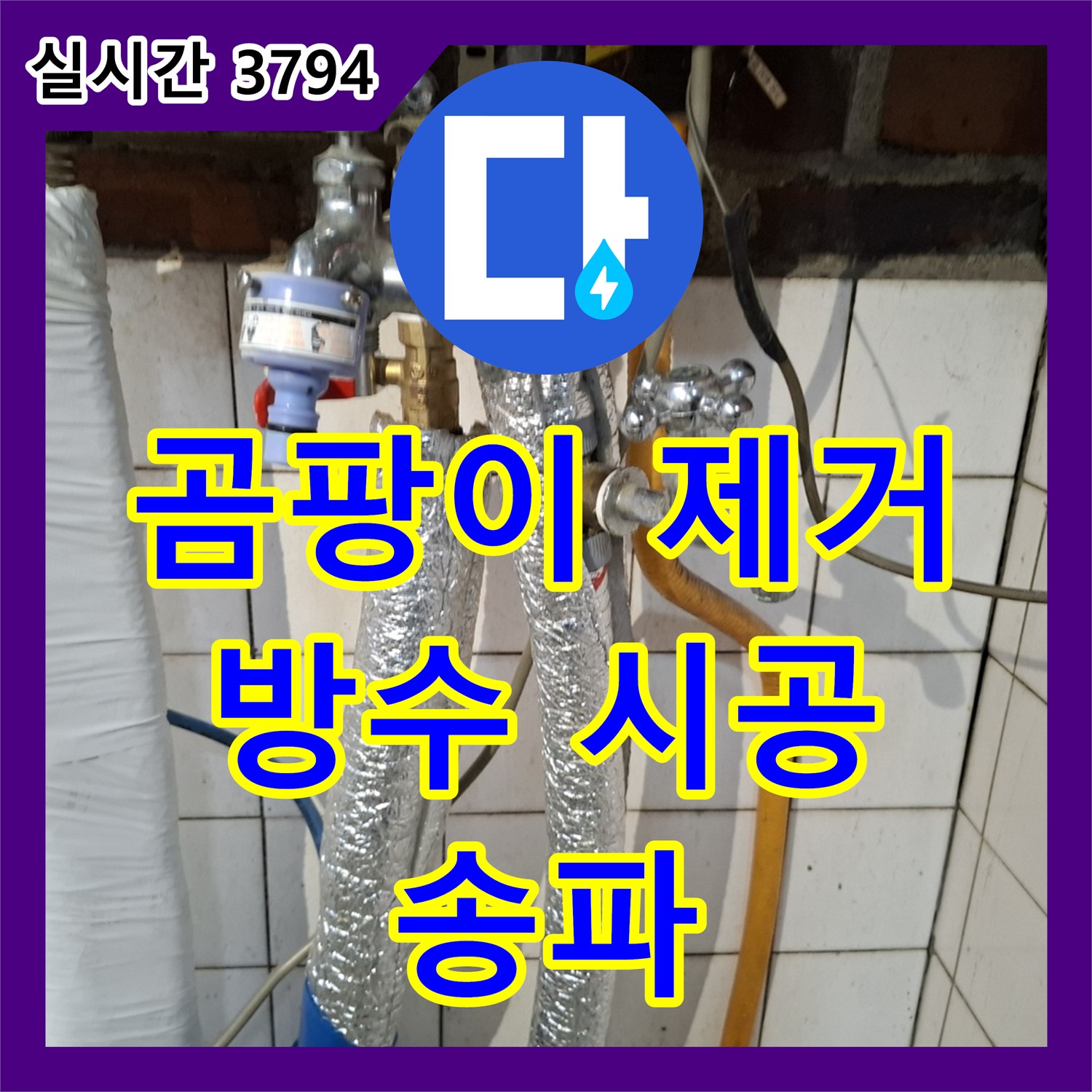 누수전문업체, 곰팡이 냄새 제거와 완벽한 방수 시공 송파