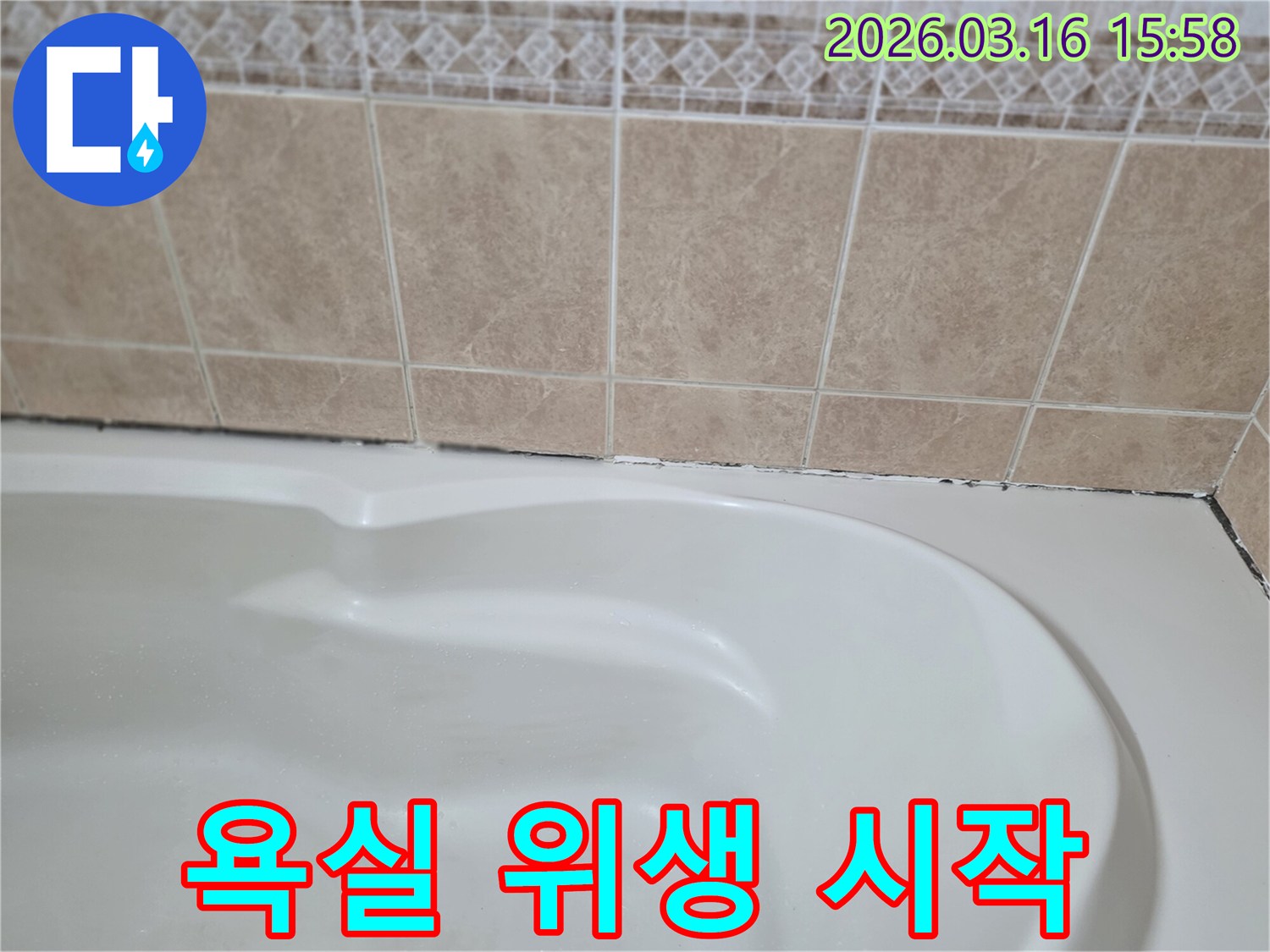 욕조와-타일-경계면의-곰팡이는-욕실-누수가-집안-전체-위생에-영향을-주므로-욕실부터-청결을-시작해야-합니다.