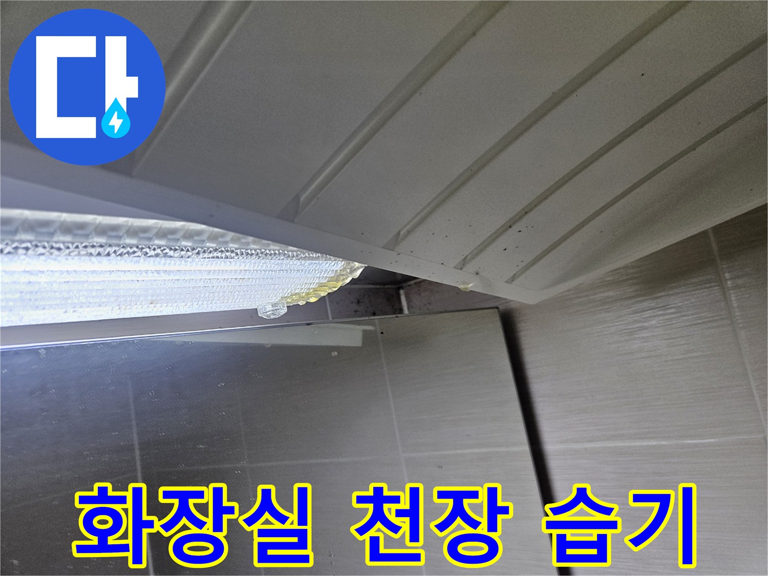 부평구-화장실-천장-마감재-틈새-습기-상태