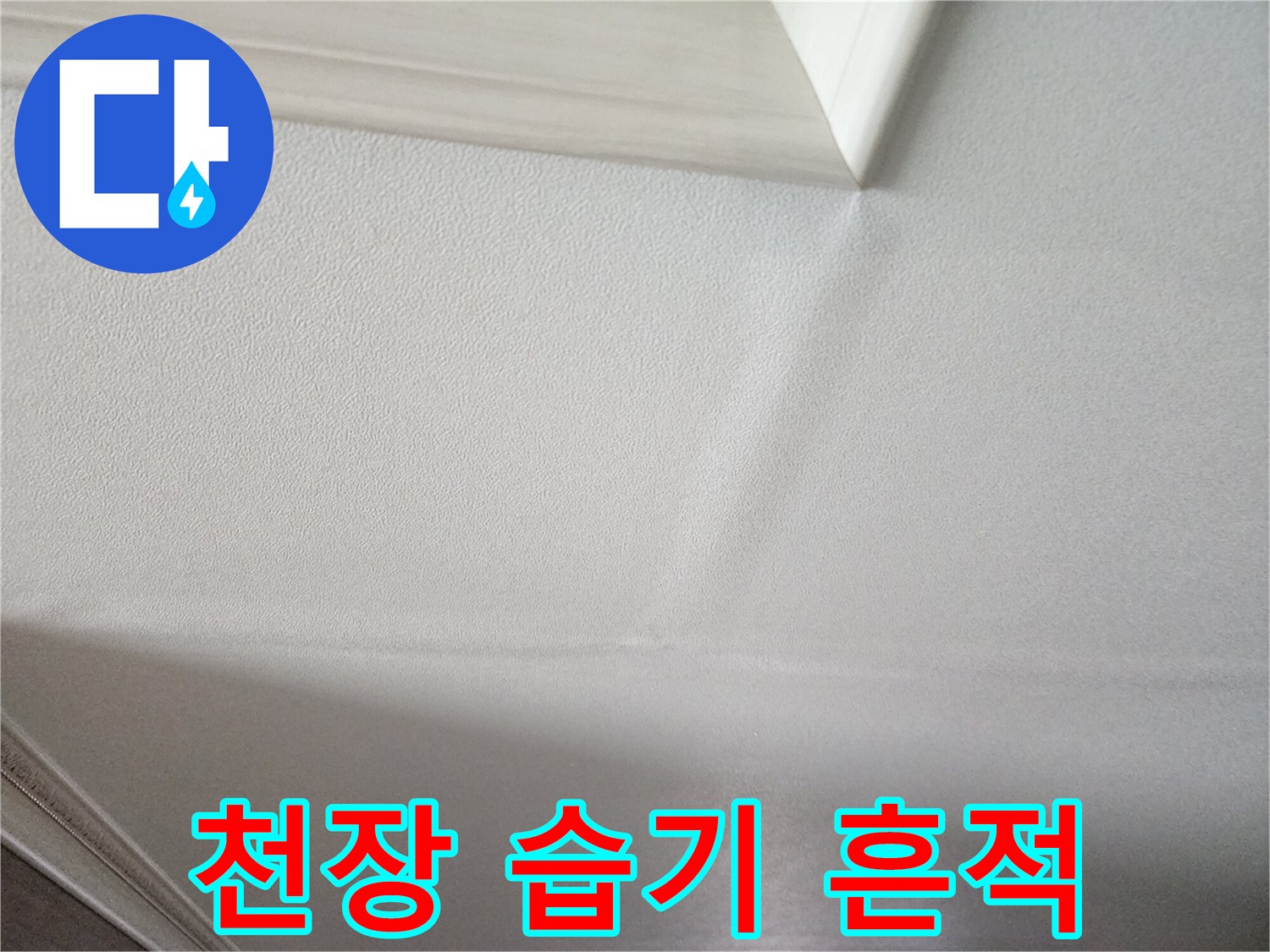 은평구 갈현동 현장의 천장 벽지 젖음 현상