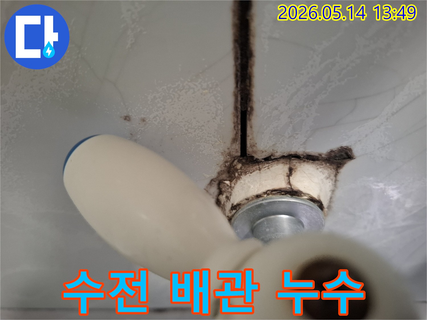 욕실 수전 하단부-타일 틈새에-발생한-검은색 곰팡이와-오염은-배관 누수의-가능성을-시사합니다