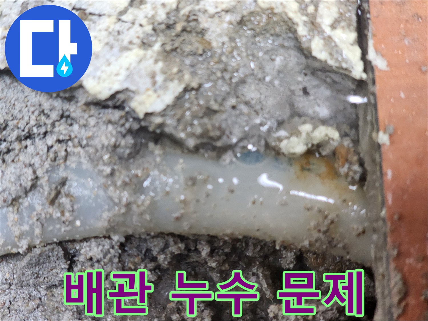 누수-전문가가-발견한-배관-누수-문제의-결정적인-현장입니다