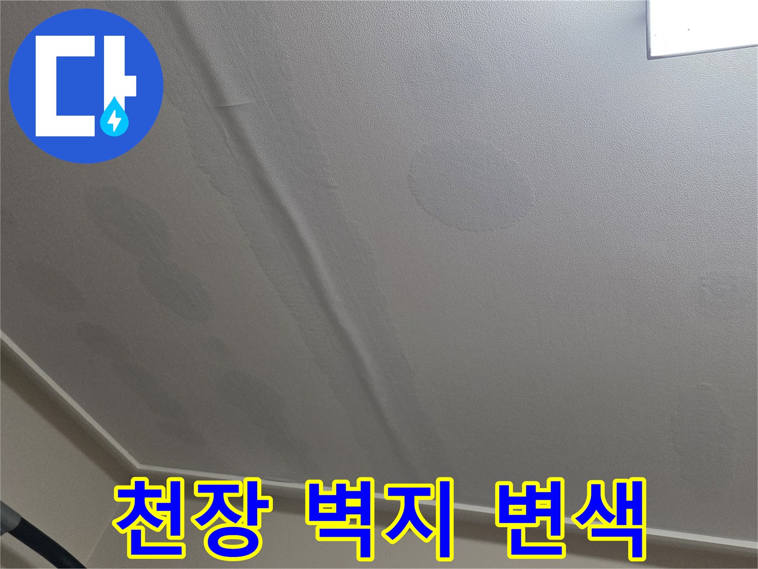 거실-천장-벽지-물샘-및-변색-상태-확인