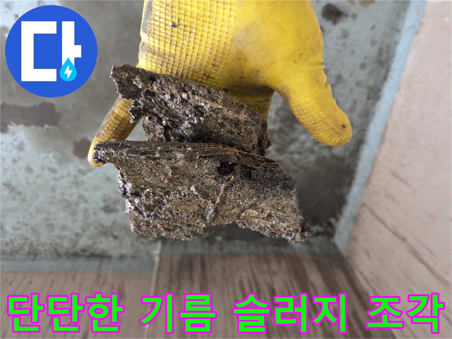 손에 들린-딱딱하게 굳은 유지방 스케일