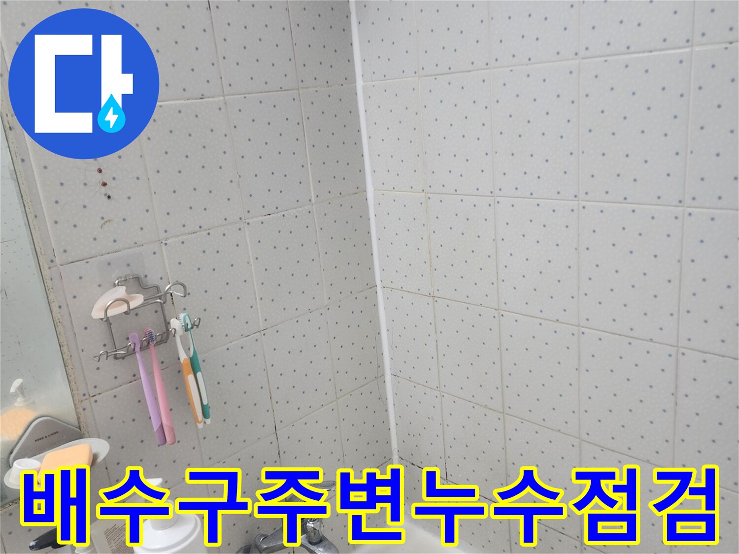 동대문구-사가정로-욕실-누수-바닥-배수구-주변-정밀-점검-현장-모습
