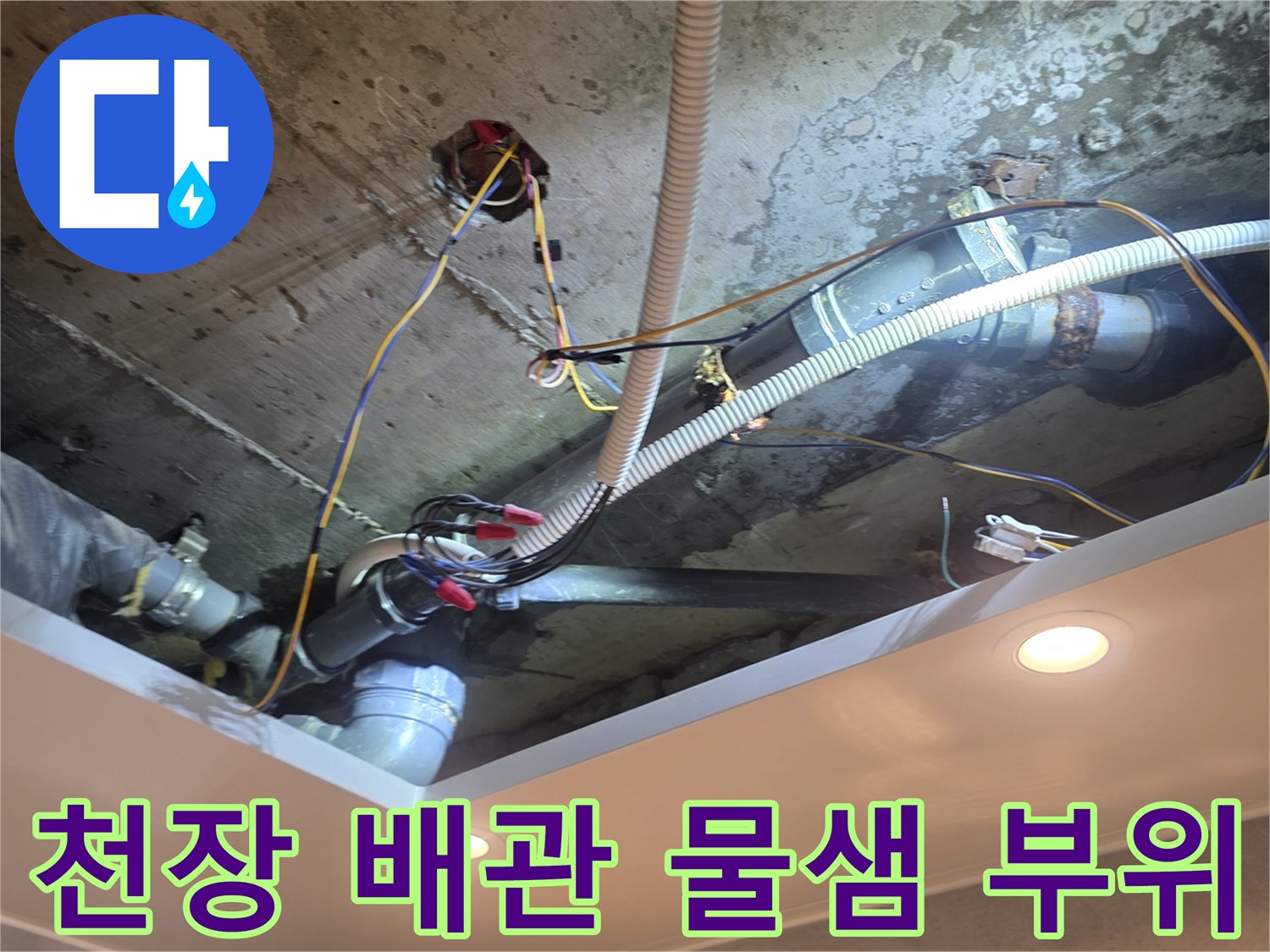 중랑구-신내동-아파트-화장실-천장-배관-물샘-현황