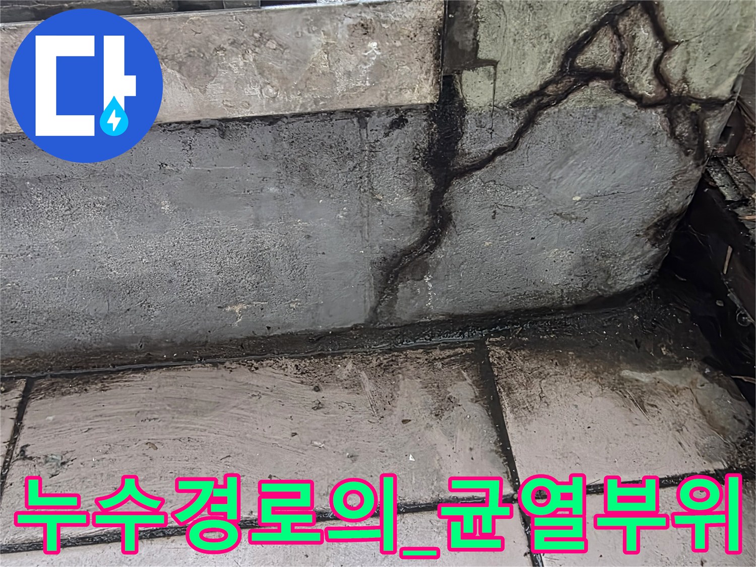 타일-사이-틈새에서-발생한-검은_물자국
