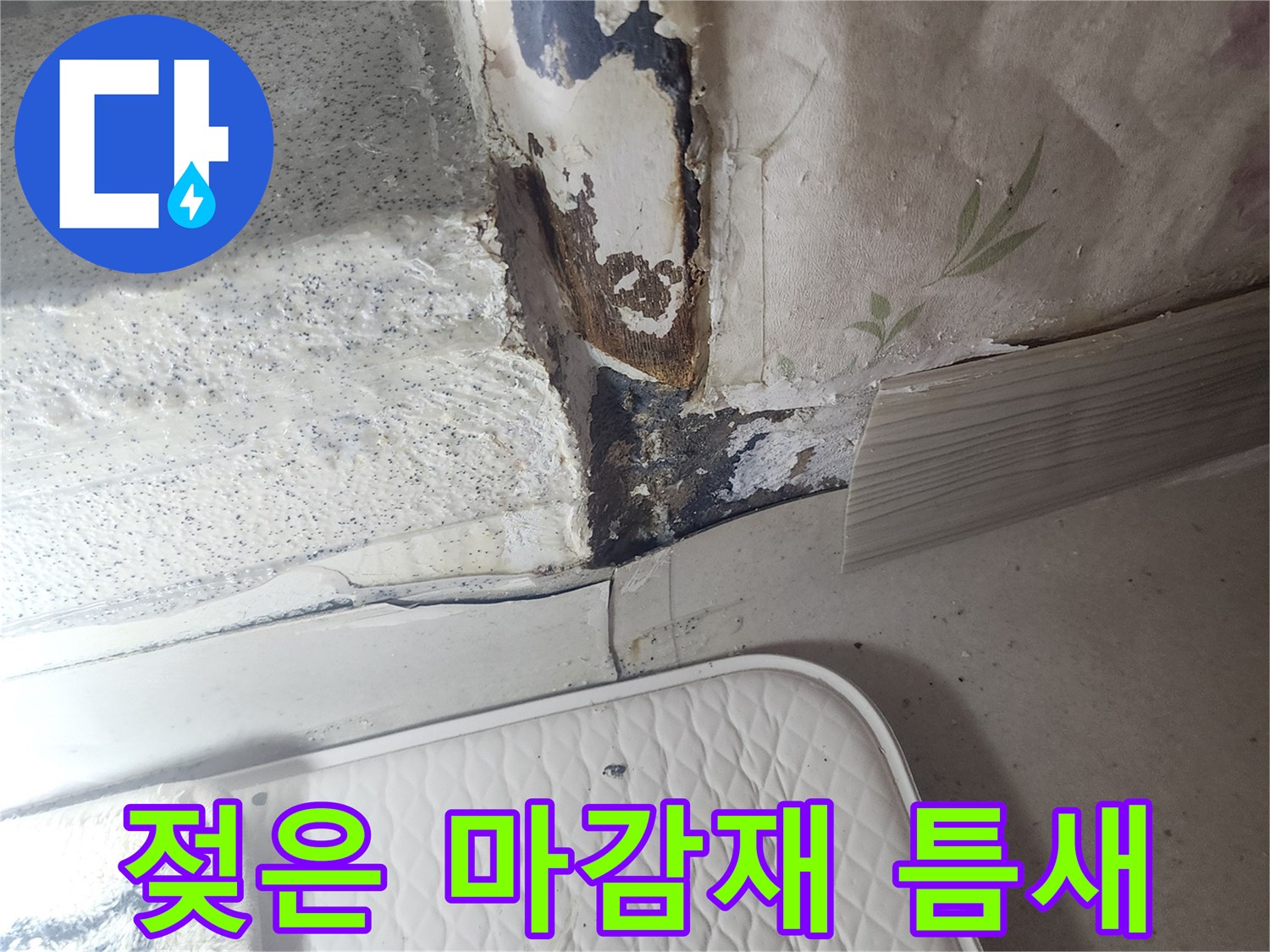 문턱-주변-습기-및-벽지-변색-상태