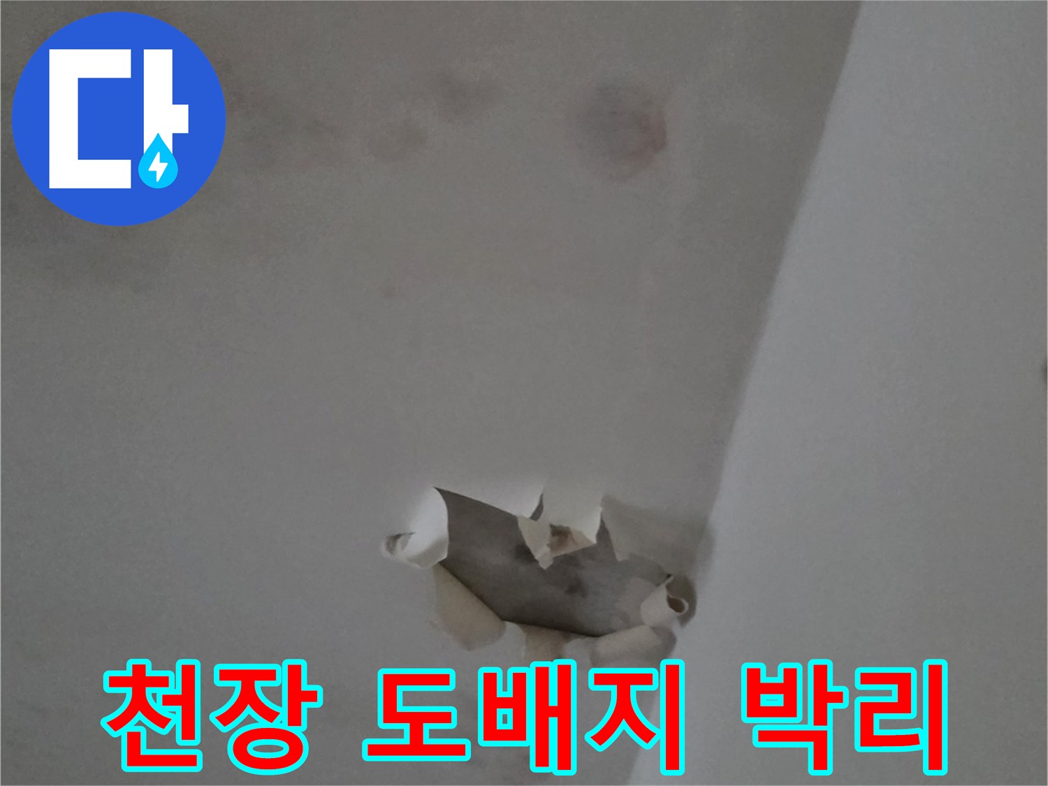 남양주-다산동-아파트-천장-도배지-들뜸-현상