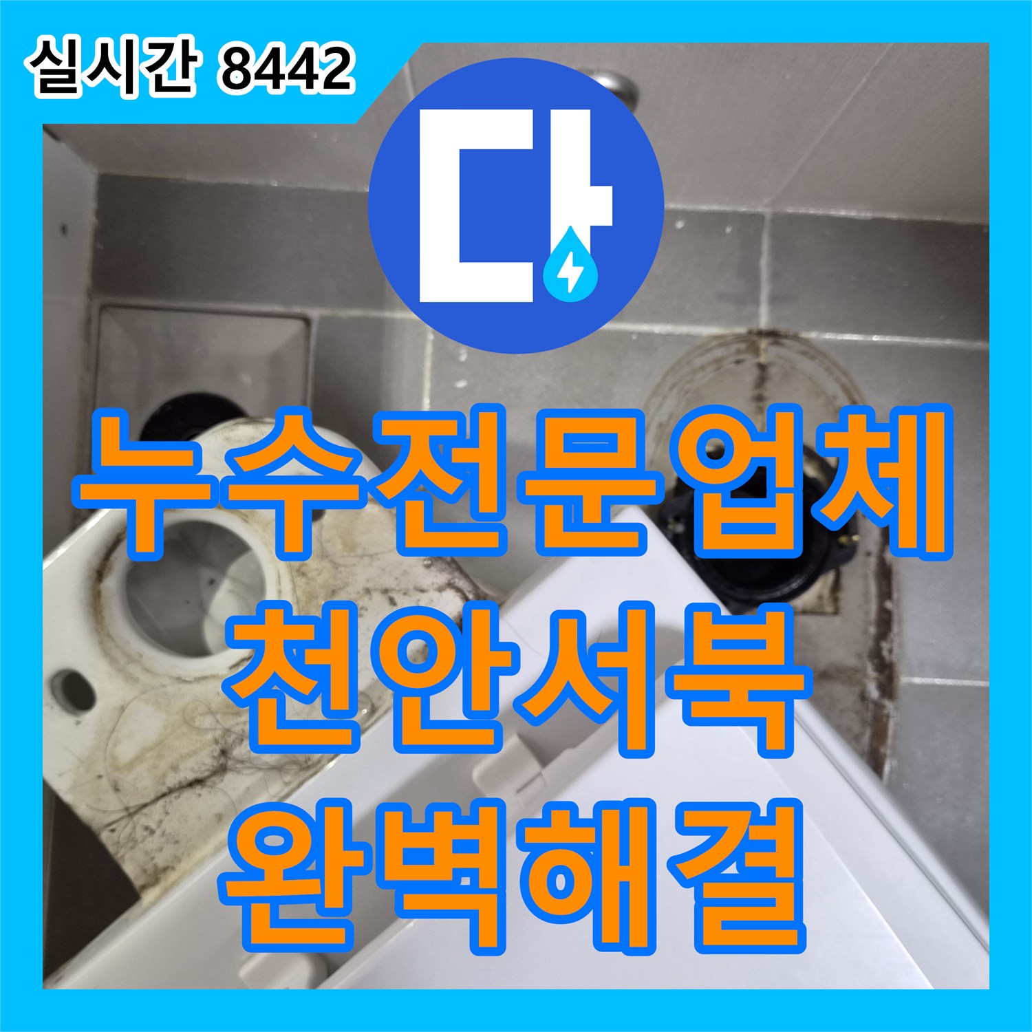 누수전문업체 천안시 서북구 불당동 아래층 화장실 누수를 해결하기 위한 정밀 진단 및 방수 시공